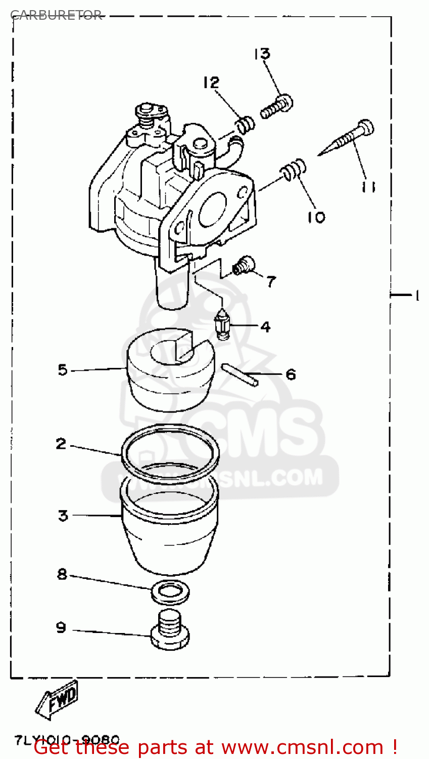 JA91421100 Screw, Pilot Adjusting Yamaha buy the JA91421100 at CMSNL