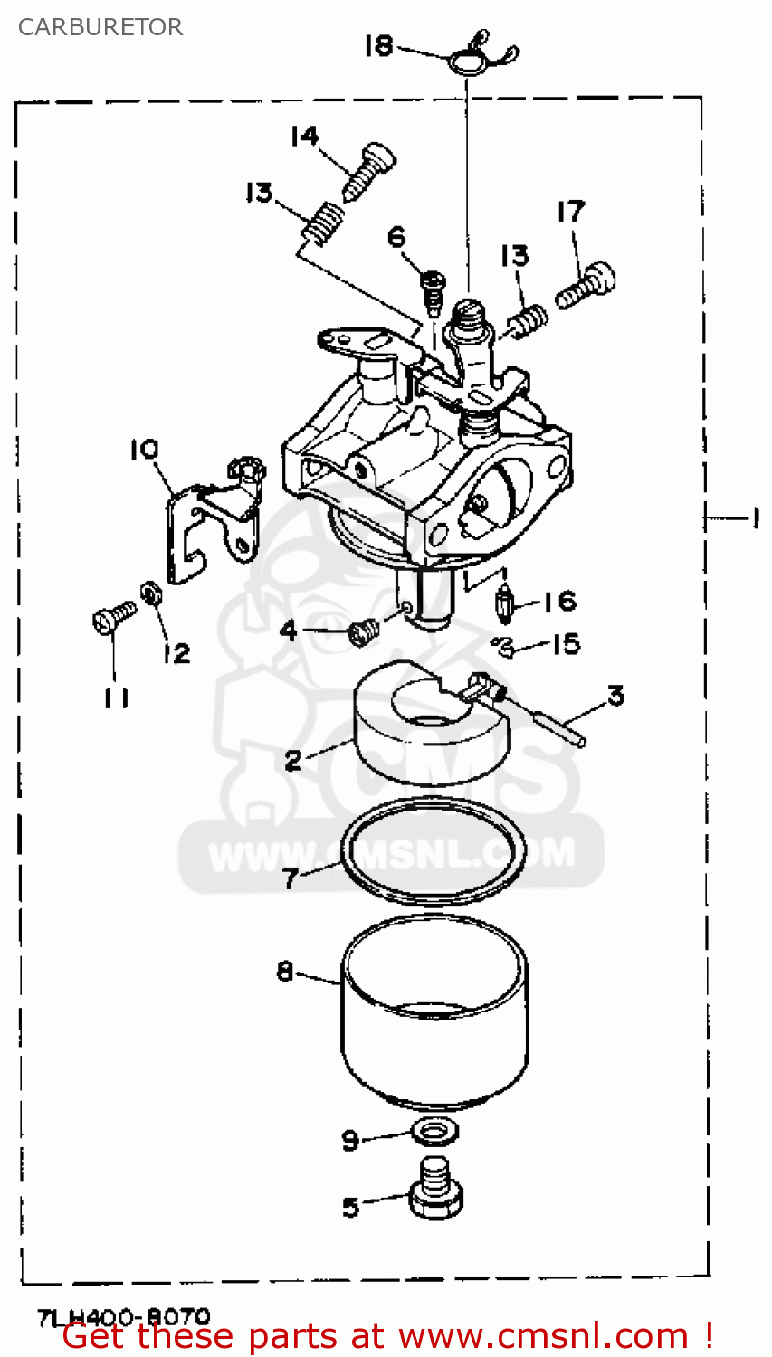 CARBURETOR ASSY 1 for EF2500 GENERATOR order at CMSNL