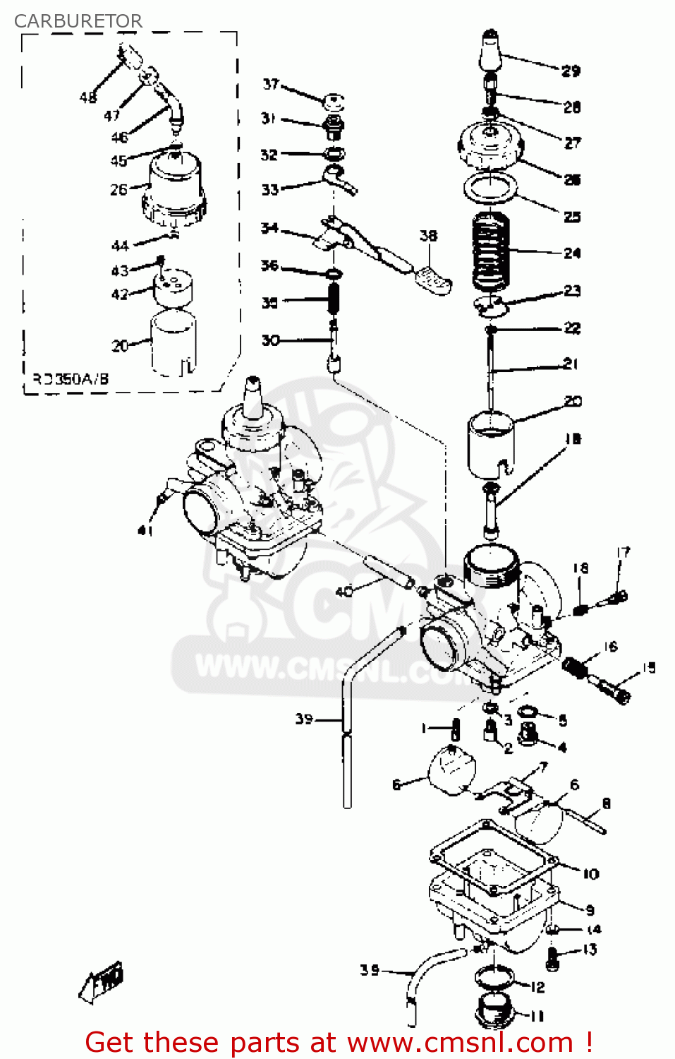 CARBURETOR ASSY (L.H)