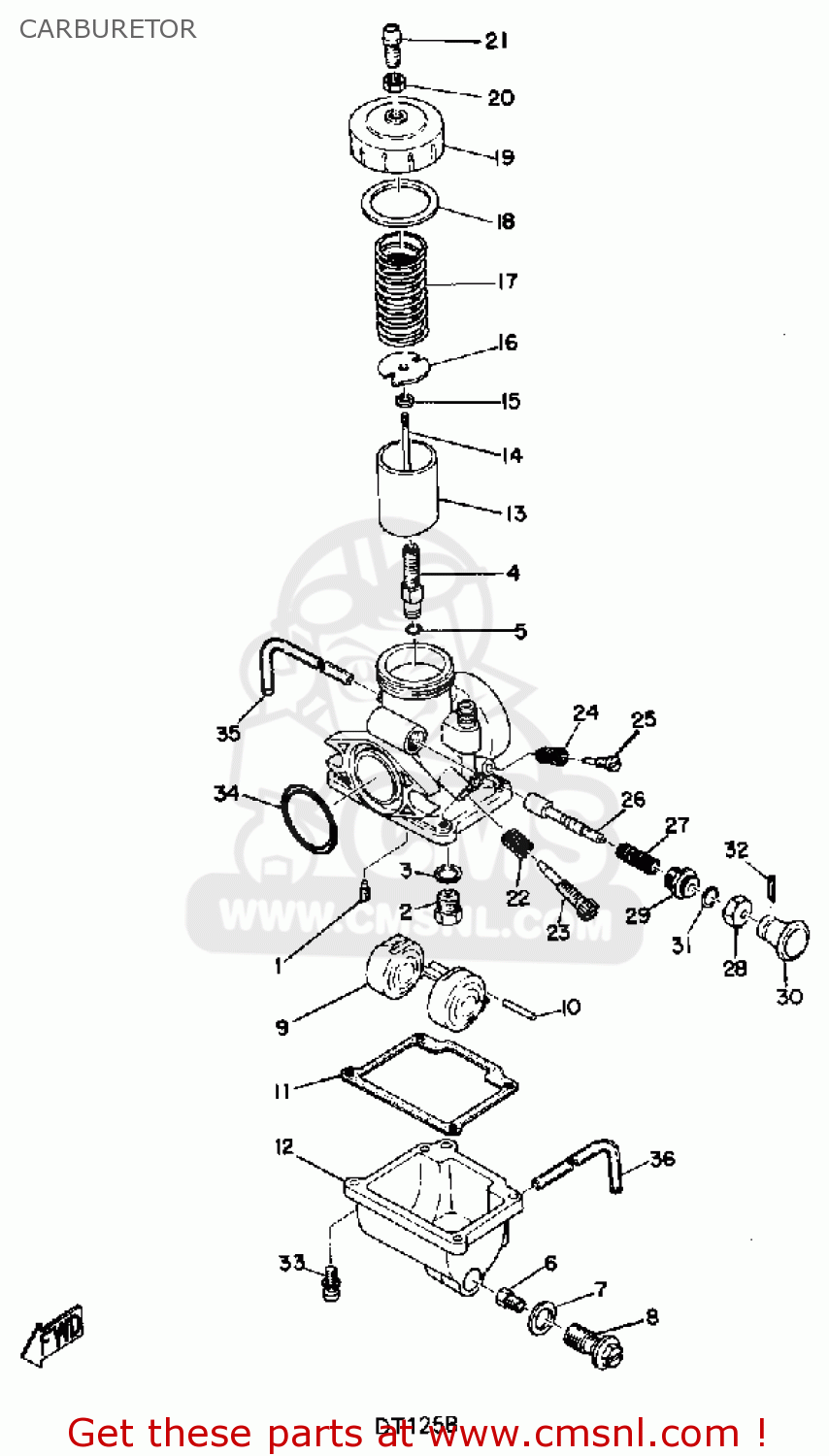 4441410160 Carburetor Assy Yamaha buy the 444141016000 at CMSNL