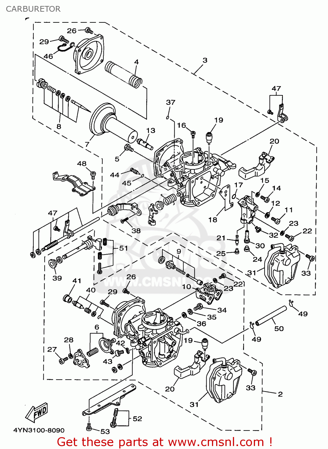 4G01414235: Jet, Pilot Yamaha - buy the 4G0-14142-35 at CMSNL