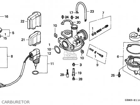 (16015-GBC-000) CHAMBER SET,FLOAT (16015-GBC-000) CHAMBER SET,FLOAT