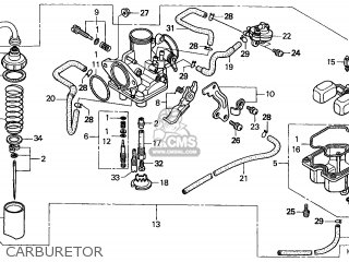 CARBURETOR ASSY for TRX250 FOURTRAX RECON 2000 (Y) USA - order at