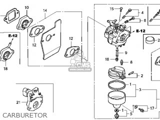 Carburetor Assy For Gcv135 N2e3 14zm01e4 Order At Cmsnl