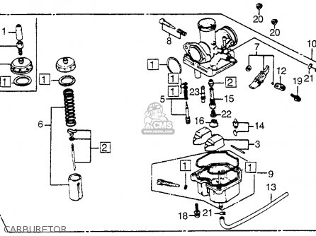 1985 honda 200s carburetor