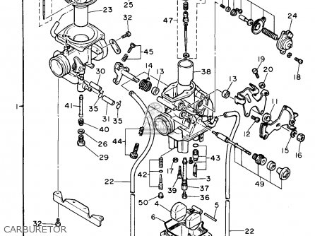 Yamaha xt deals 600 carburetor