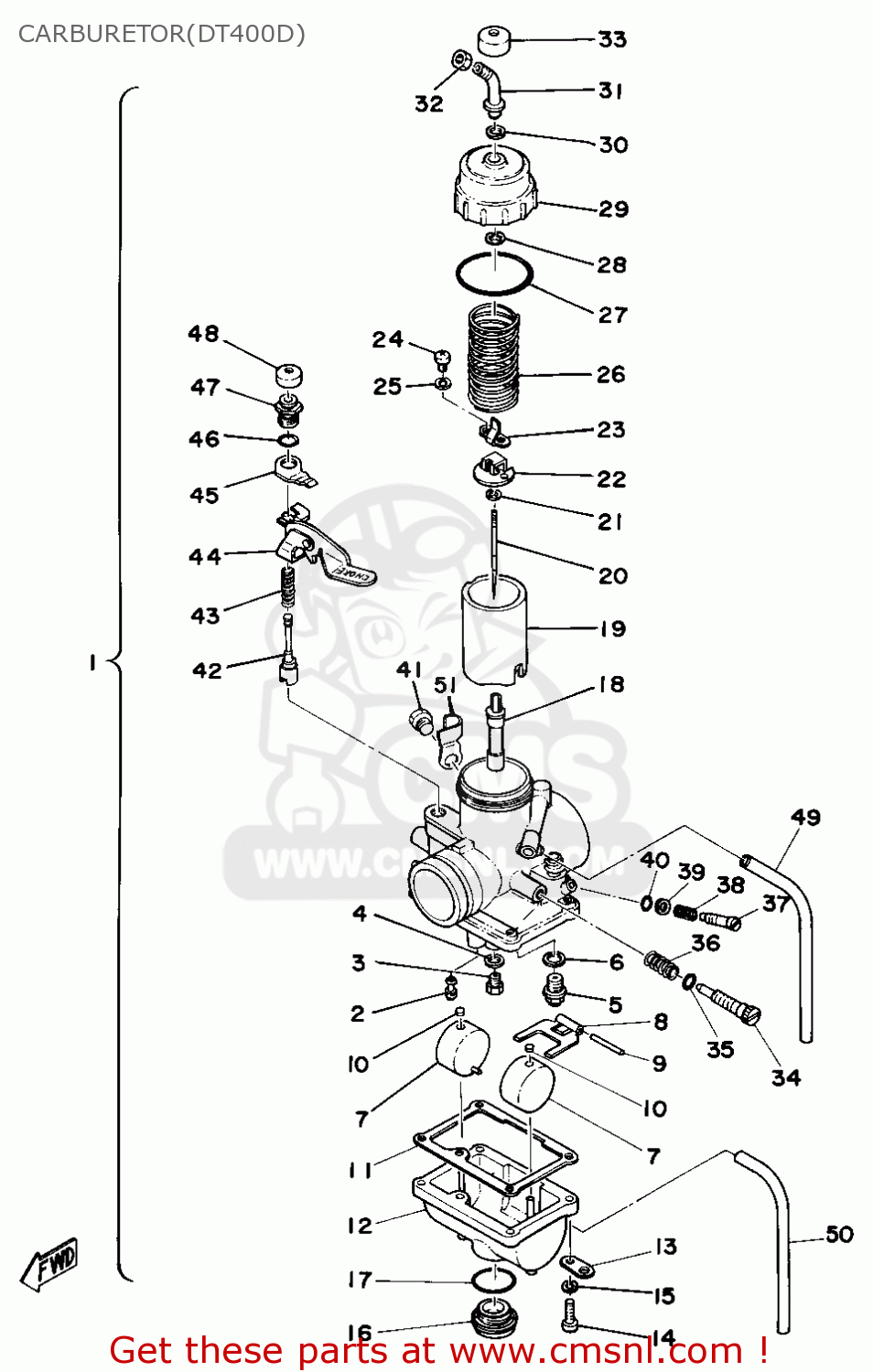 1M21417100: Plunger,starter Yamaha - buy the 1M2-14171-00 at CMSNL