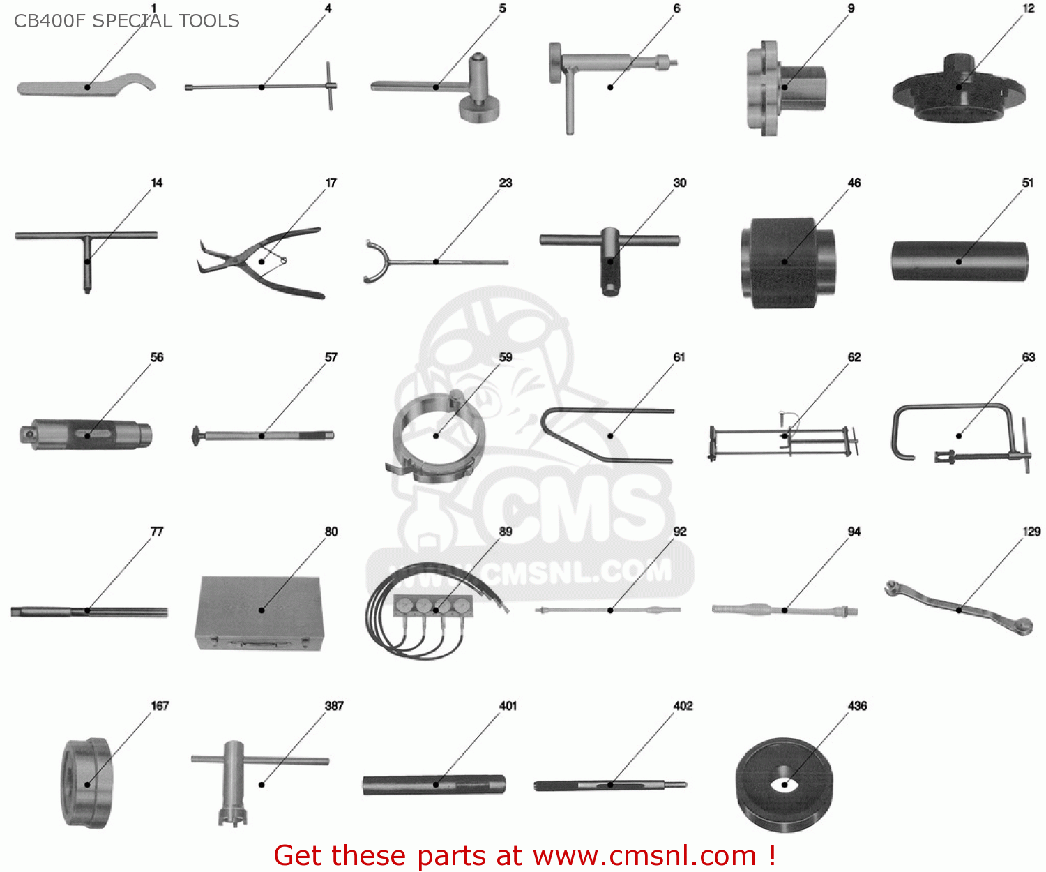 079003770000 Special Tool Set Honda buy the 079003770000 at CMSNL