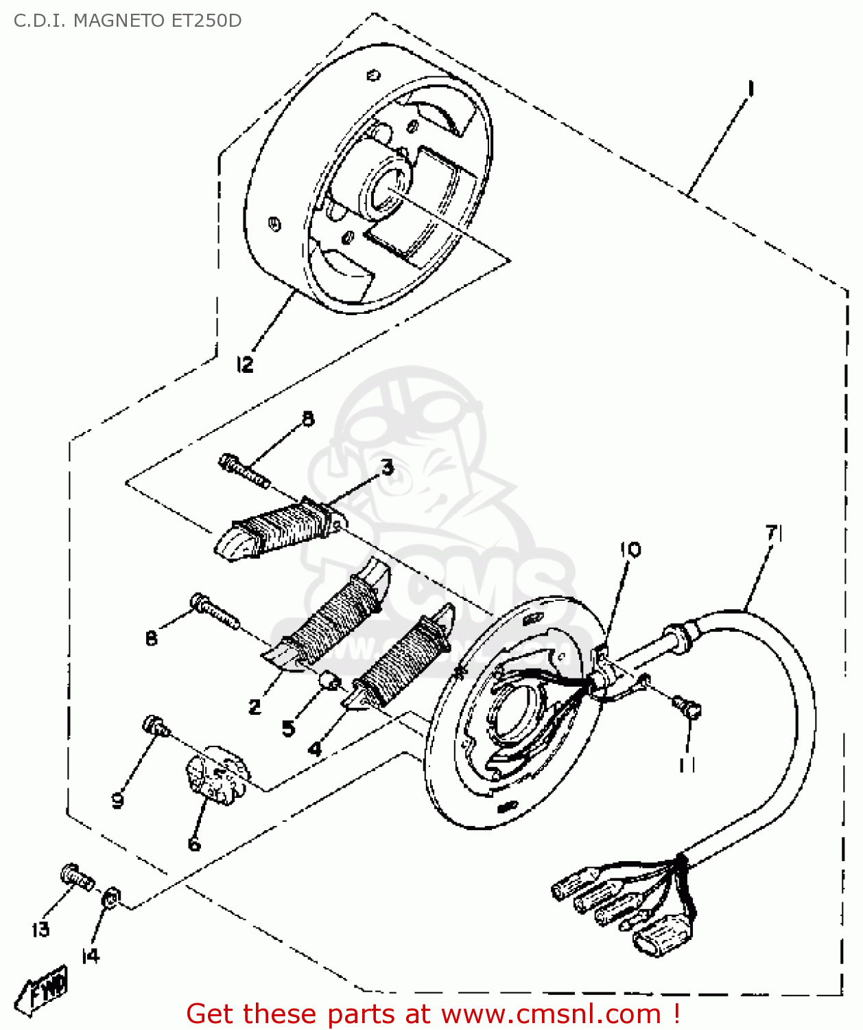 8J58550020 Cdi Asy Yamaha buy the 8J58550020 at CMSNL