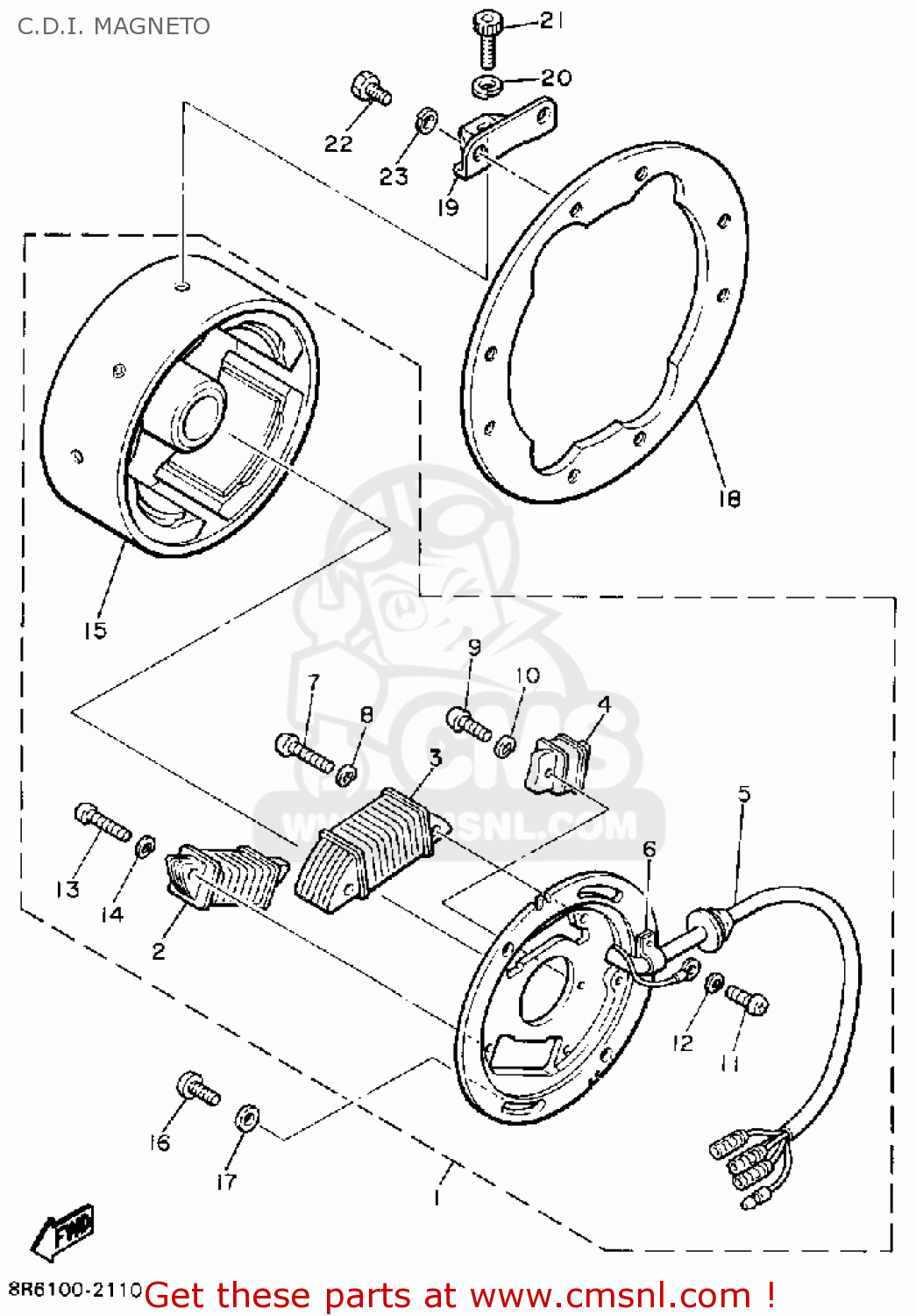 8N88550020 C.d.i. Assy Yamaha buy the 8N88550020 at CMSNL