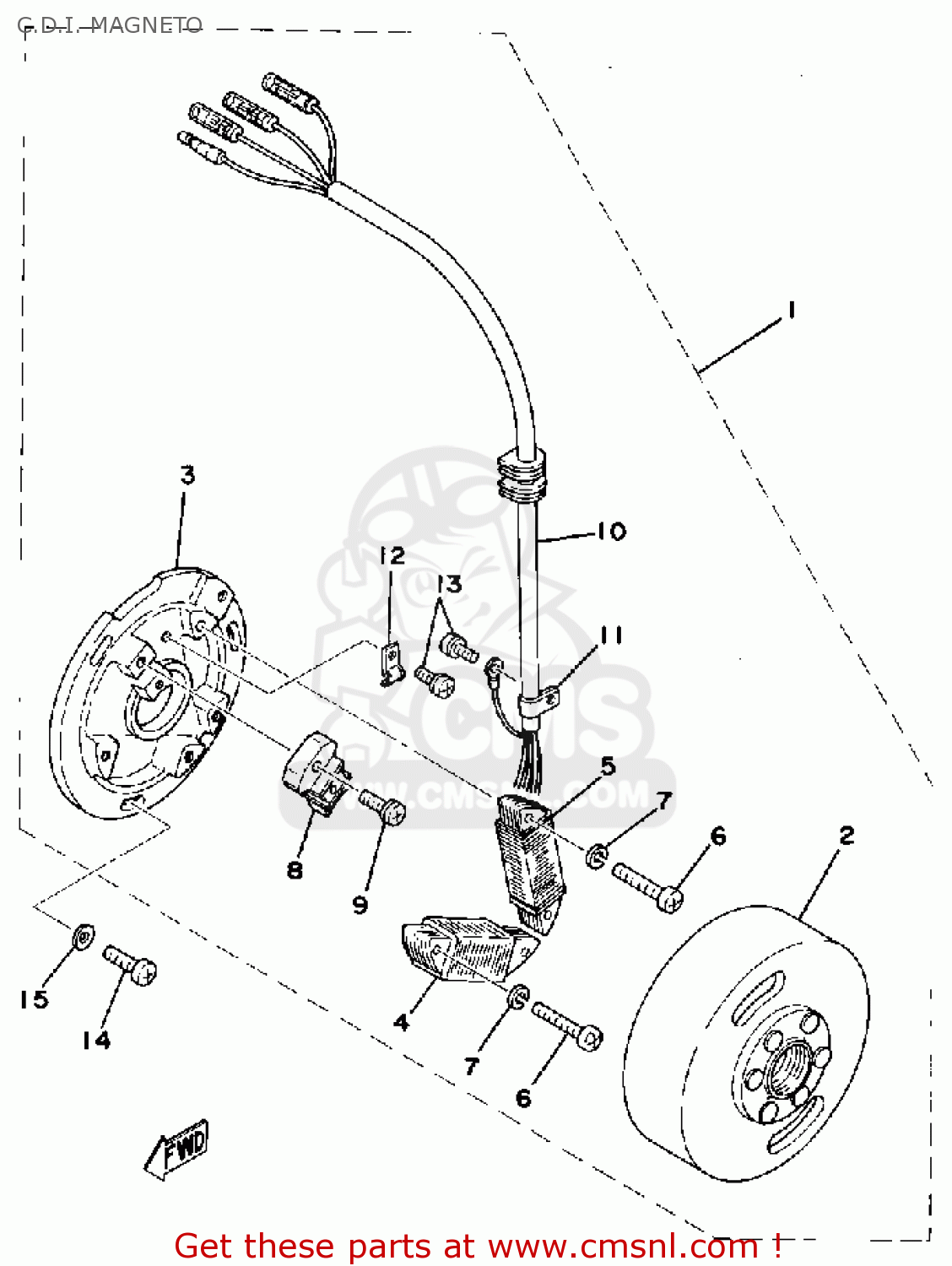 1W68550020 Cdi Assembly Yamaha buy the 1W68550020 at CMSNL