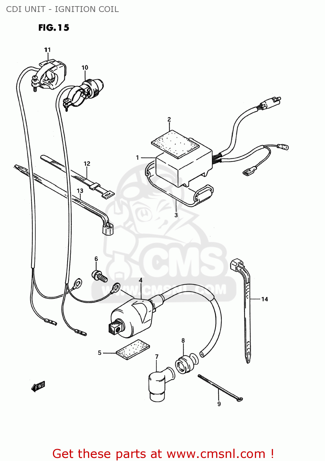 Suzuki COIL ASSEMBLY,IGNITION 3341020430