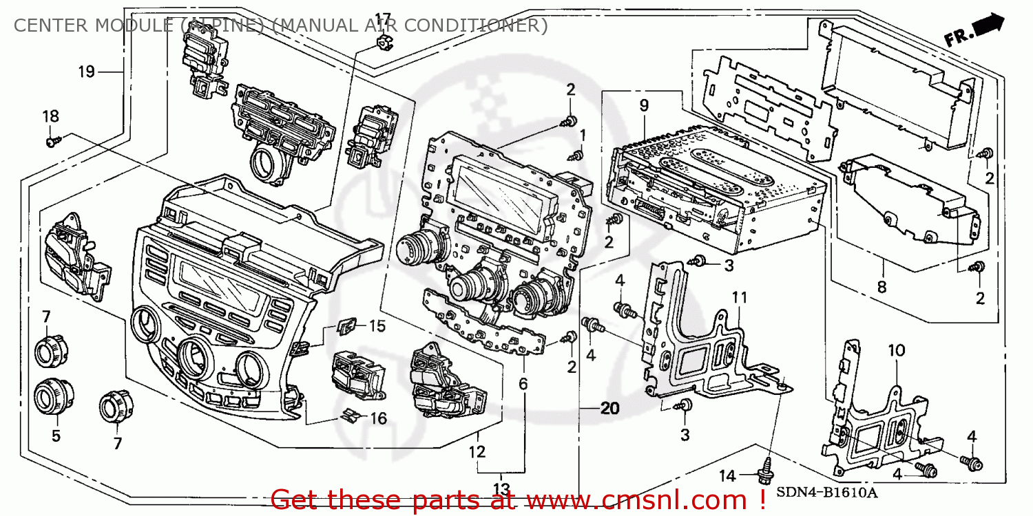 39175SDNA02: Tuner Assy. Honda - buy the 39175-SDN-A02 at CMSNL