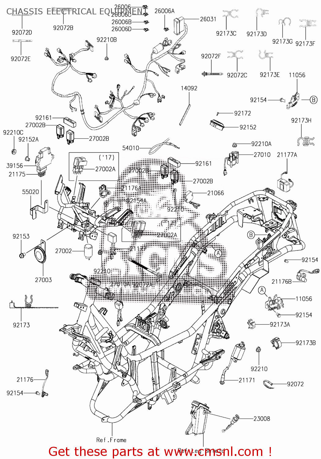 92161Y038 Damper,relay Kawasaki buy the 92161Y038 at CMSNL