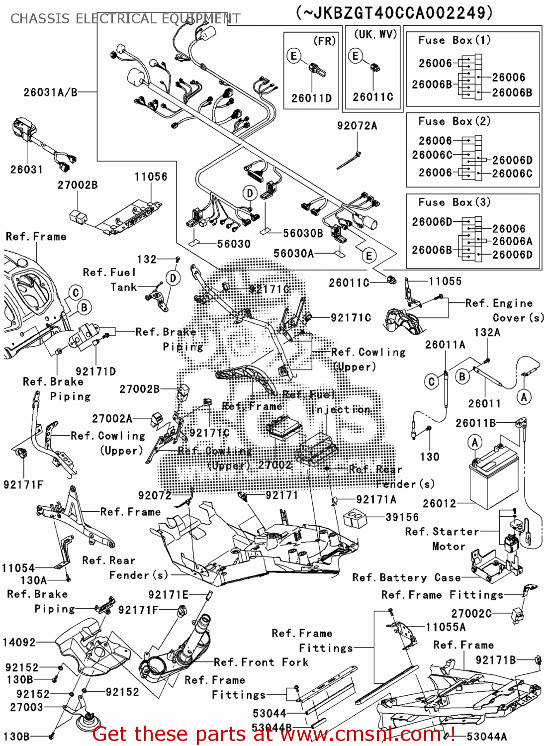Kawasaki BRACKET,ABS 110551818 Kawasaki BRACKET,ABS 110551818