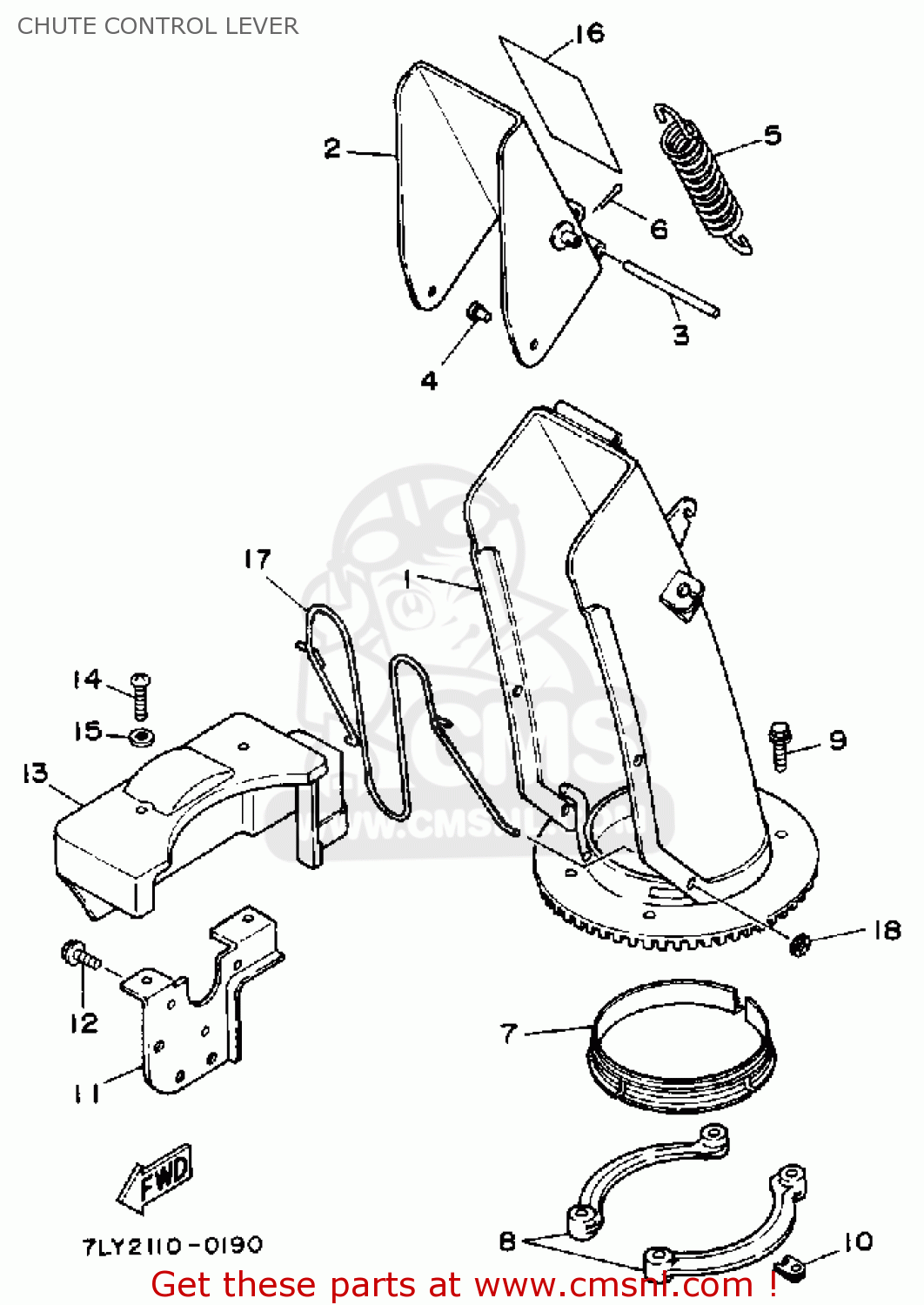 7LY5171300 Rod, Linkage Yamaha buy the 7LY517130000 at CMSNL