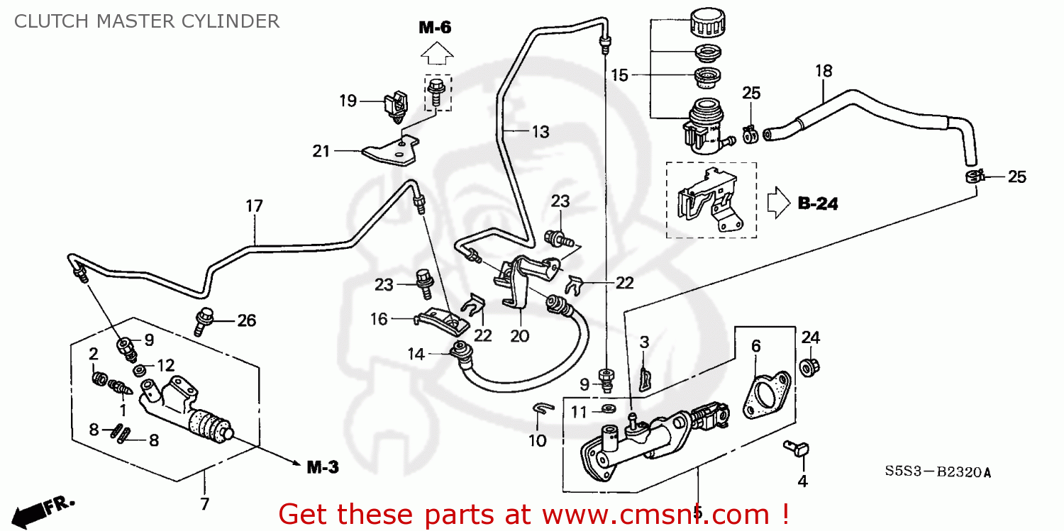 46930S7CE02 Slave Cylinder As Honda buy the 46930S7CE02 at CMSNL