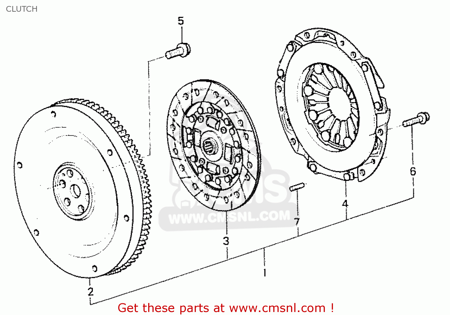 22000689010 Clutch Assy. Honda buy the 22000689010 at CMSNL