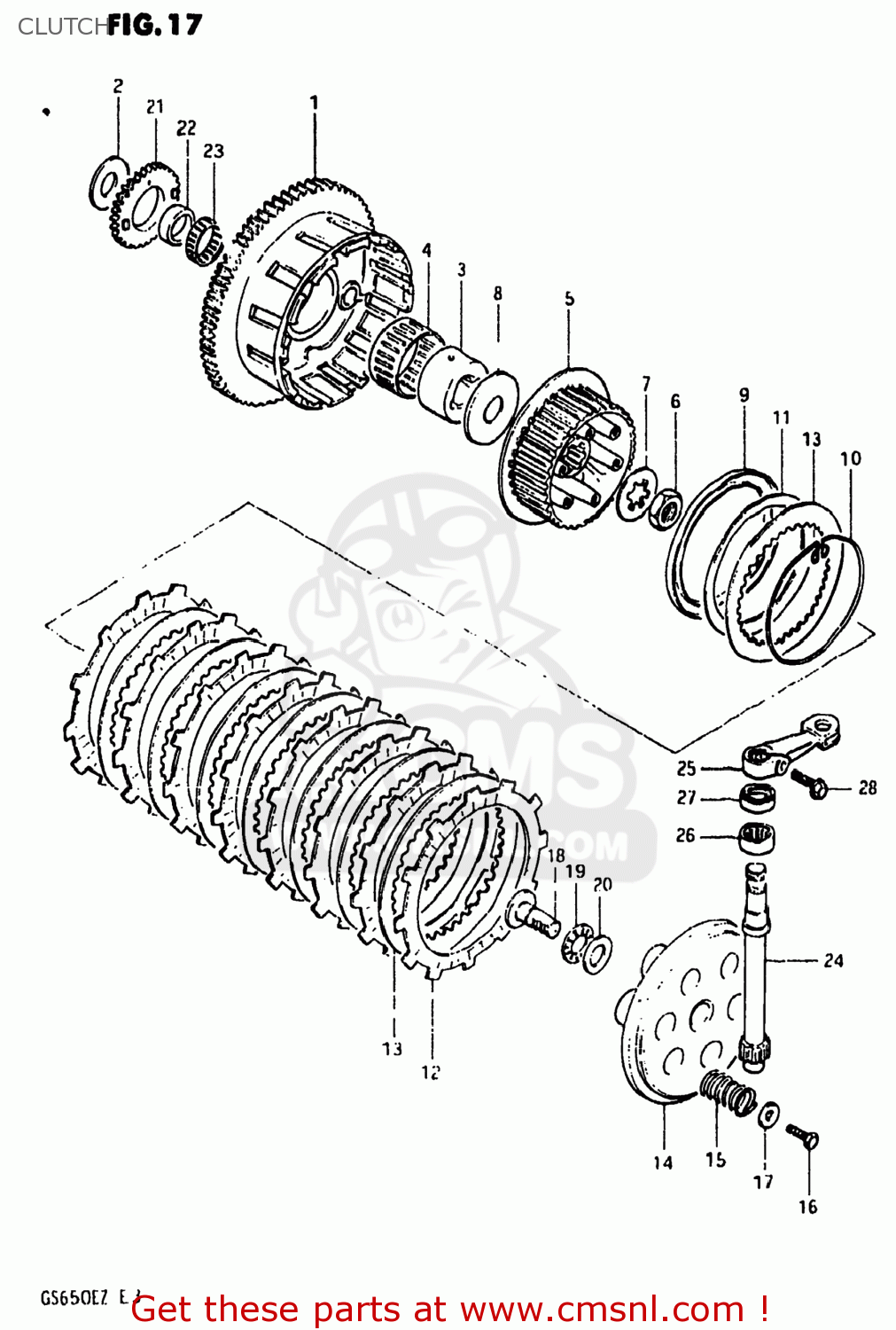 Suzuki GEAR ASSEMBLY,PRIMARY DRIVE NT:87 2120047010