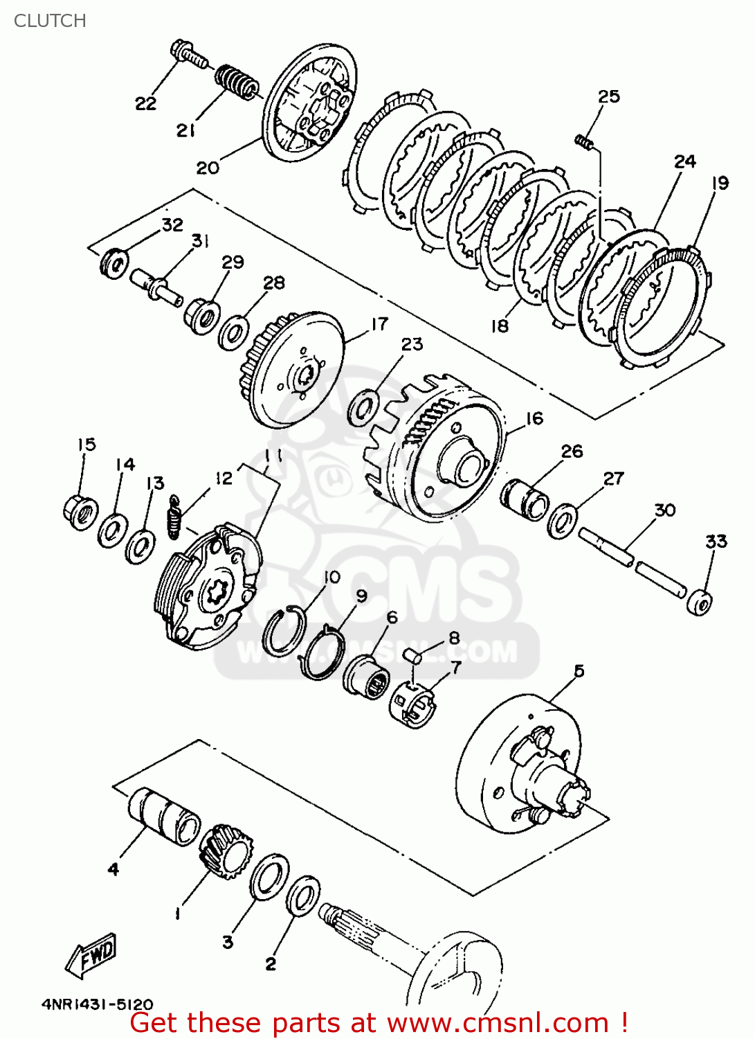 PRIMARY DRIVEN GEAR COMP. for V110ZE 1997 4VM1 INDONESIA 274US-460E1 ...