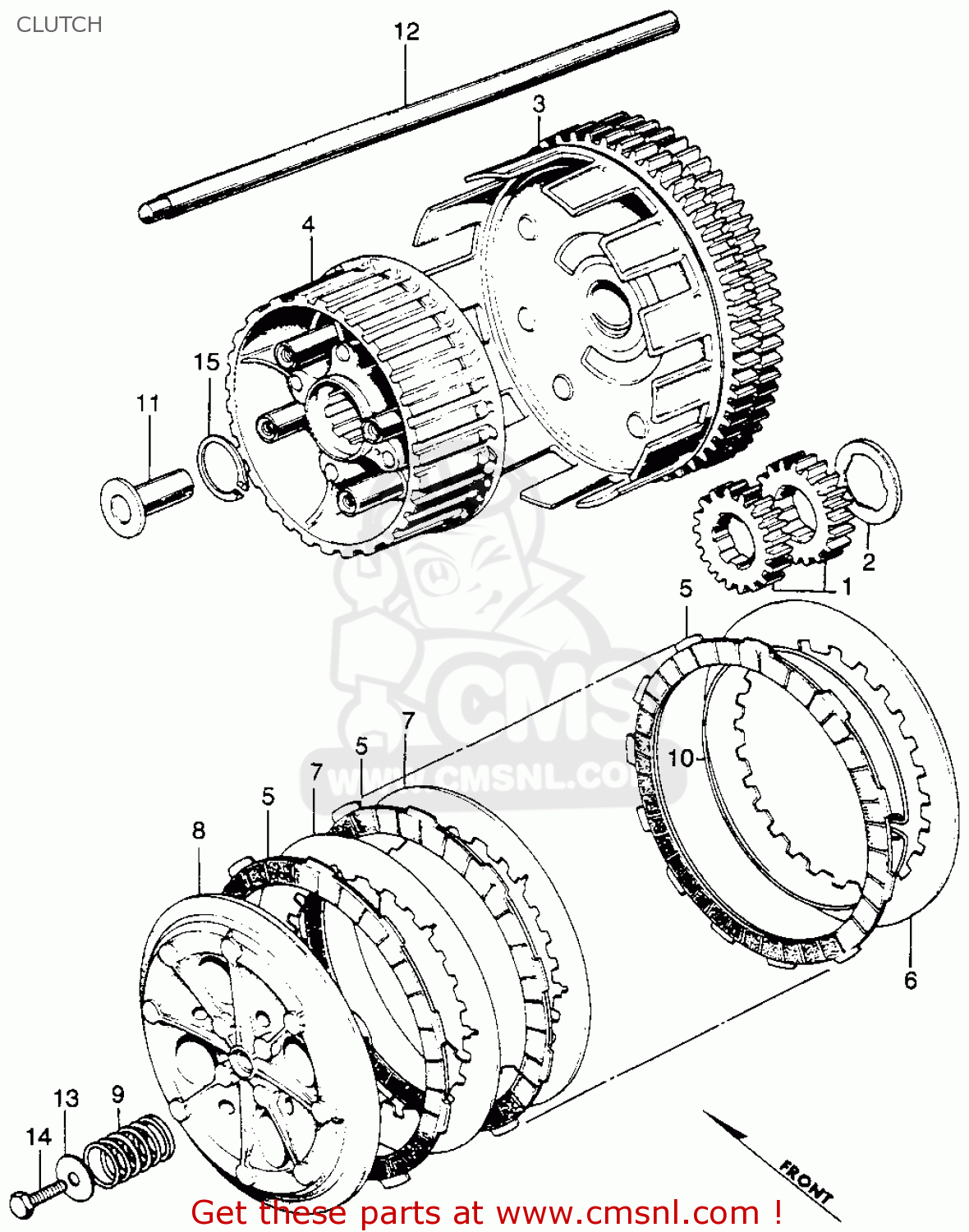 22100286050 Outer Clutch Honda buy the 22100286050 at CMSNL