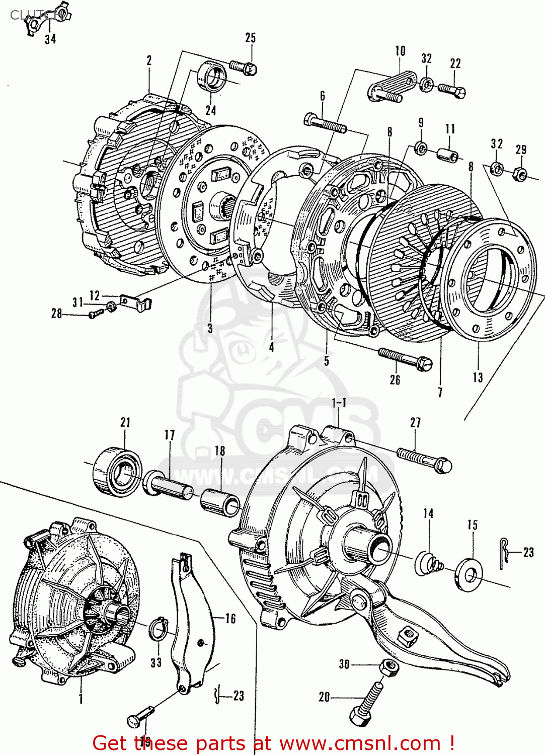 11342568670 Housing, Clutch Honda buy the 11342568670 at CMSNL