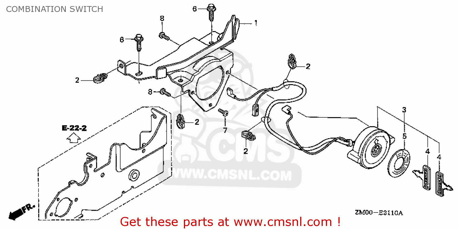 MARK, ENGINE SWITCH for GCV160A\E5A4\14ZM01E4 order at CMSNL