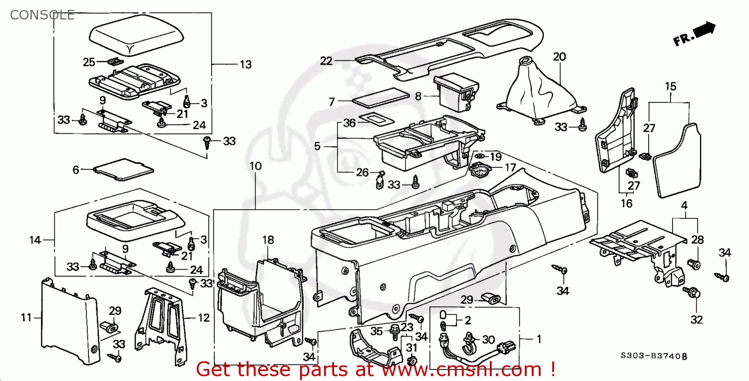 83414S30961ZA: Boot,change*nh1l* Honda - buy the 83414-S30-961ZA at CMSNL