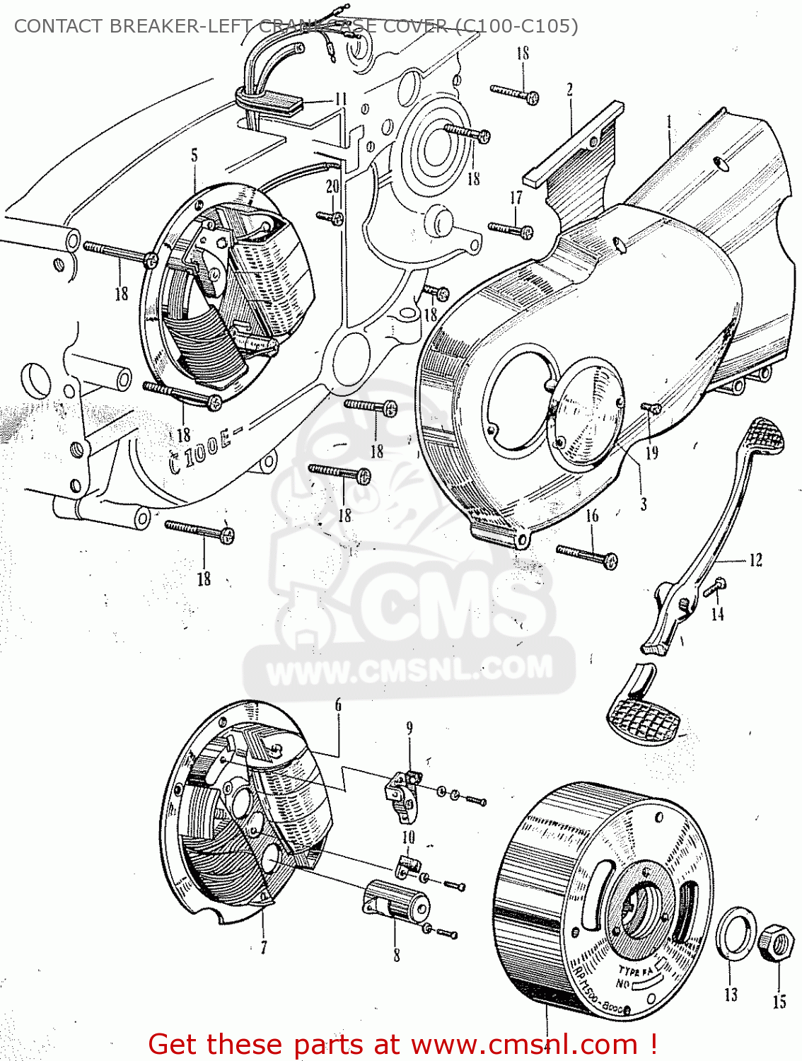 GROM, IGNITION WIRE for C100 GENERAL EXPORT order at CMSNL