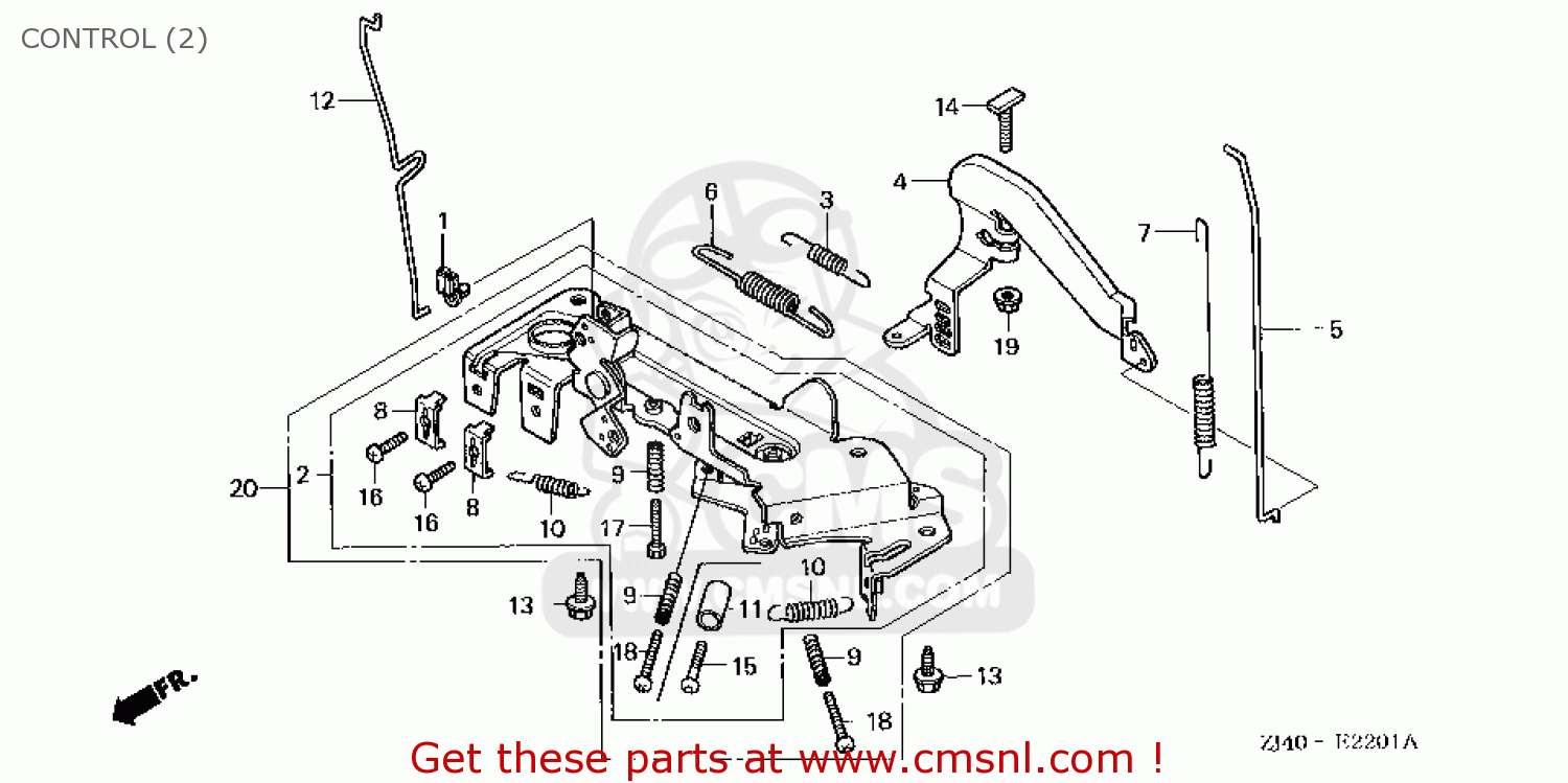 ROD,CHOKE CONTL for GXV620\QWA\14ZJ40E6 order at CMSNL