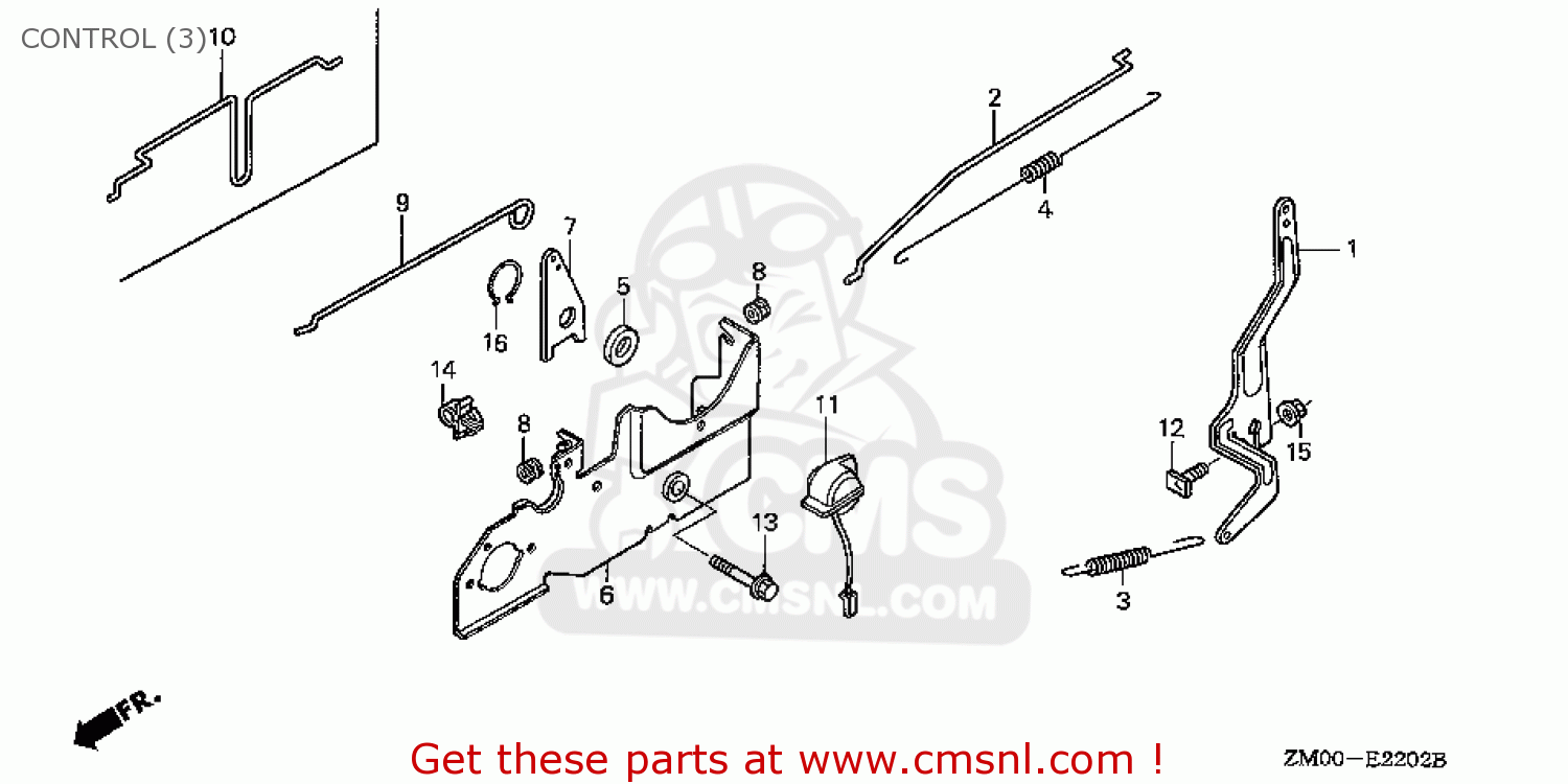 16612Z0L810 Lever,choke Honda buy the 16612Z0L810 at CMSNL