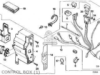 31610Z5T801ZB: Box Assy,co*r280* Honda - buy the 31610-Z5T-801ZB at CMSNL