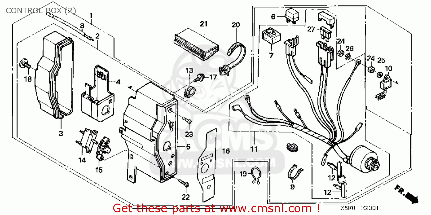 31610Z5K801ZA: Box Assy,co*r280* Honda - buy the 31610-Z5K-801ZA at CMSNL