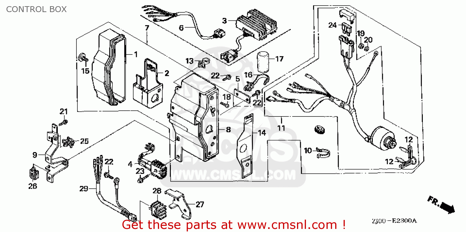 32340ZJ1842: Box Assy,control Honda - buy the 32340-ZJ1-842 at CMSNL