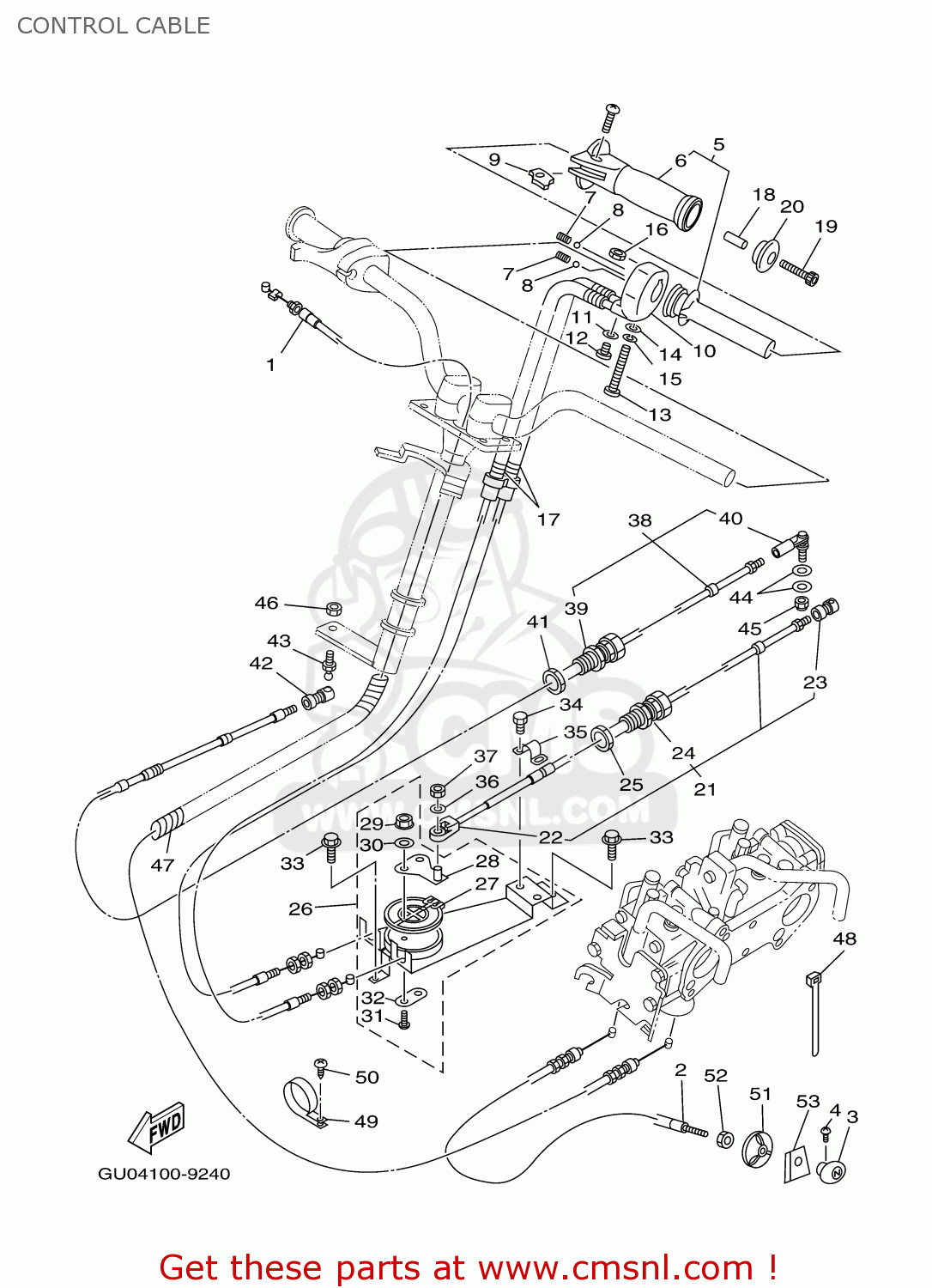 Yamaha CONNECTOR, CABLE EU06726710 Yamaha CONNECTOR, CABLE EU06726710
