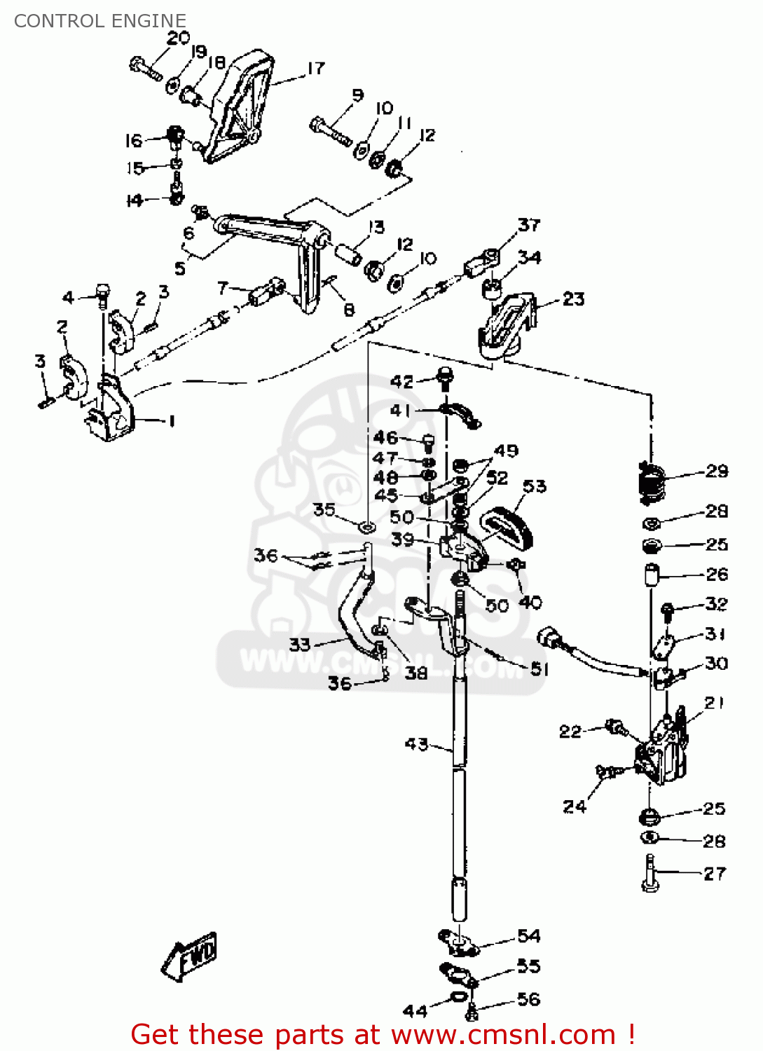 Yamaha JOINT, LINK 6H44123700 Yamaha JOINT, LINK 6H44123700