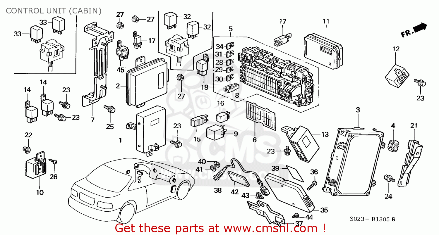 37820P2EA12 Control Module, Eng Honda buy the 37820P2EA12 at CMSNL