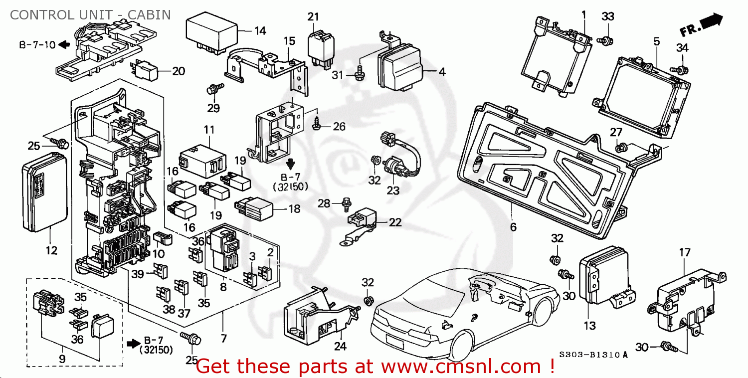 39962S30000 Yaw Rate Sensor A Honda buy the 39962S30000 at CMSNL