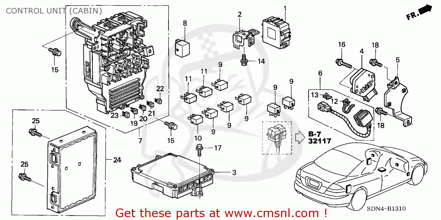 37820RCAA02: Control Module, Eng Honda - buy the 37820-RCA-A02 at CMSNL