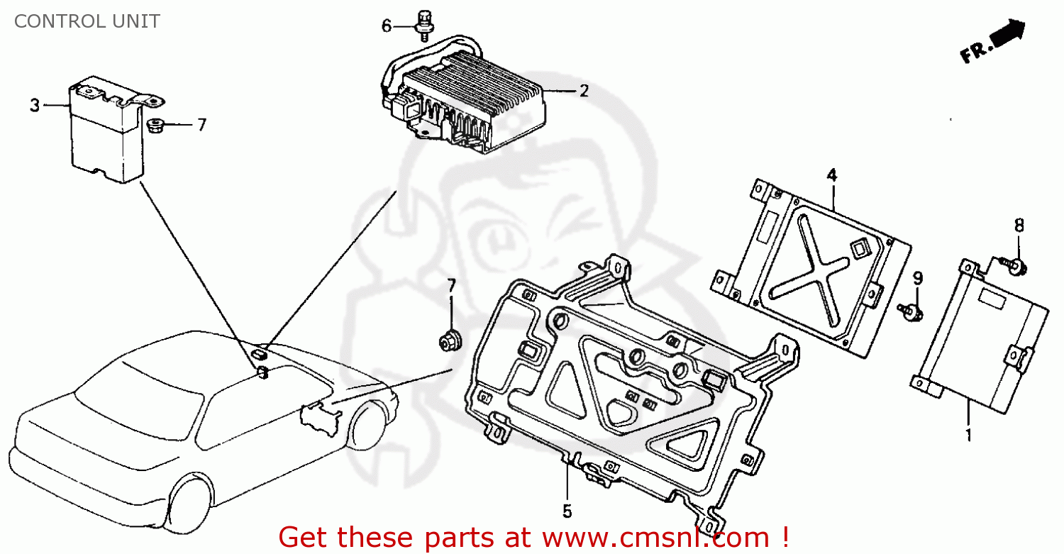 37820PT3L05RM Control Module, Eng Honda buy the 37820PT3L05RM at CMSNL