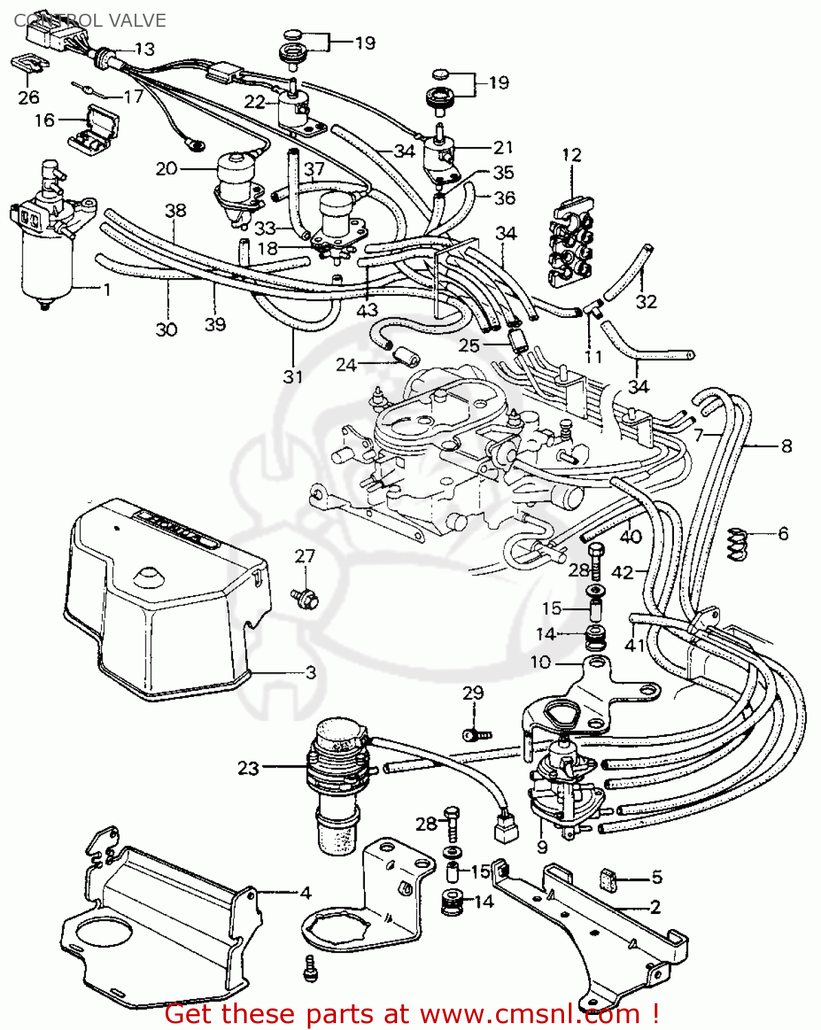 18728PA6680 Tube, Box (no.2) Honda buy the 18728PA6680 at CMSNL