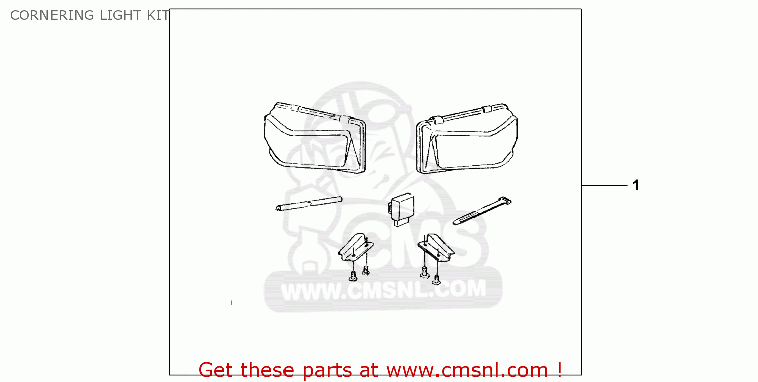 Honda CORNERING LIGHT KIT 08170MN505 Honda CORNERING LIGHT KIT 08170MN505