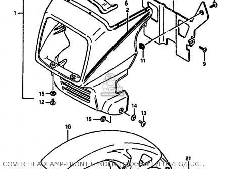 Cover Assembly, Headlamp ( photo