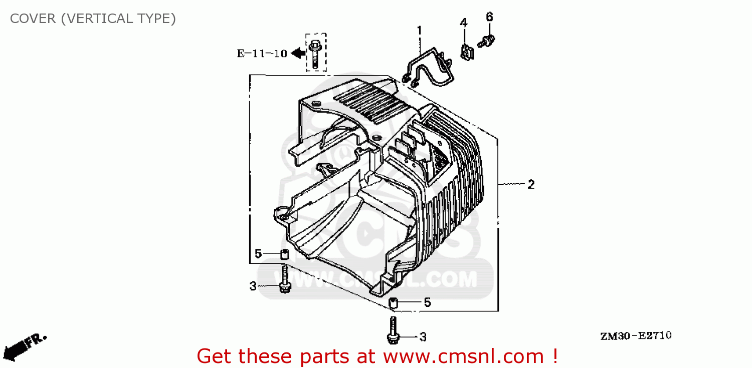 18388ZM5A00 Guard, Deflector Honda buy the 18388ZM5A00 at CMSNL