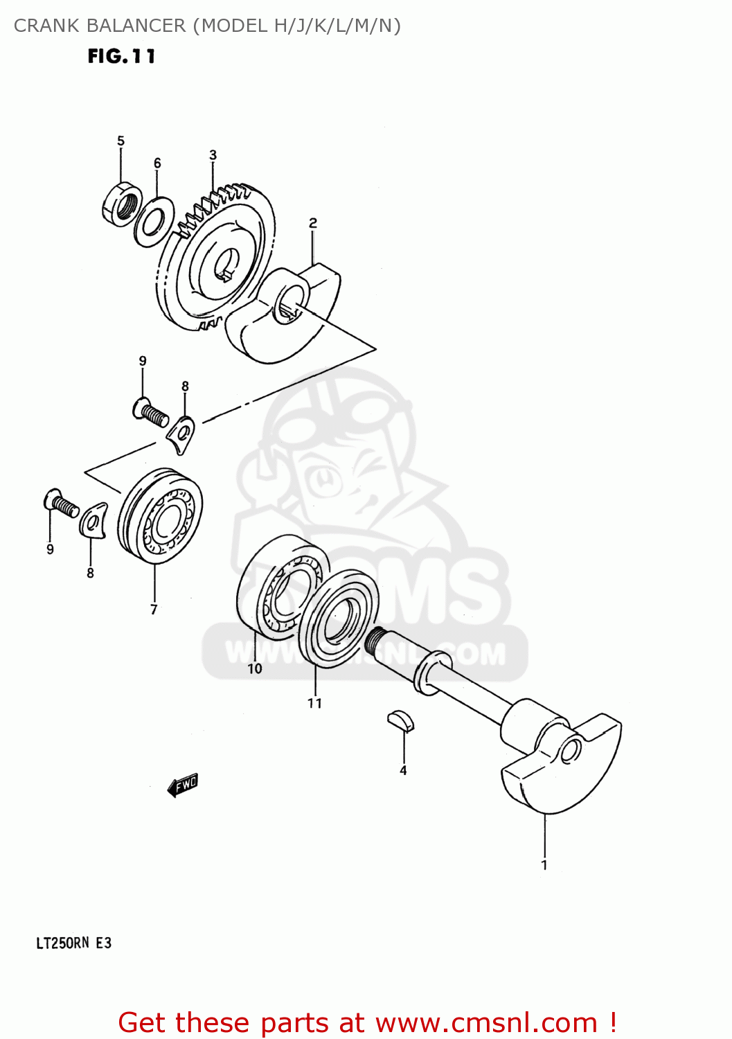 1265401C00 Weight,crank Balancer Suzuki buy the 1265401C00 at CMSNL