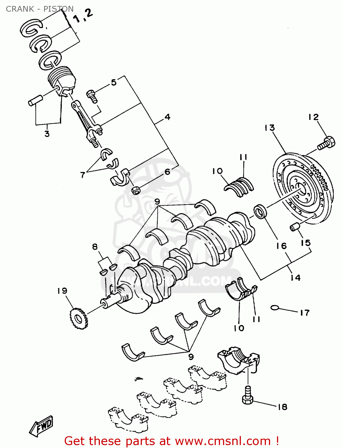 YSG10114166G: Key,torsional Dmp Yamaha - buy the YSG-10114-16-6G at CMSNL