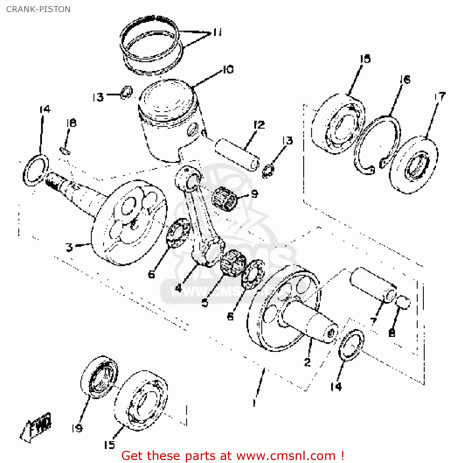 9310230112 Oil Seal (30x48x10853) Yamaha buy the 9310230112 at CMSNL