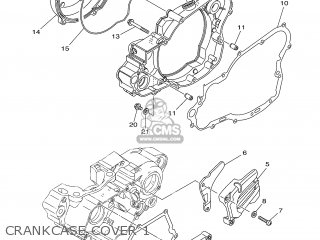 (1P81542110) COVER, CRANKCASE 2 (1P81542110) COVER, CRANKCASE 2
