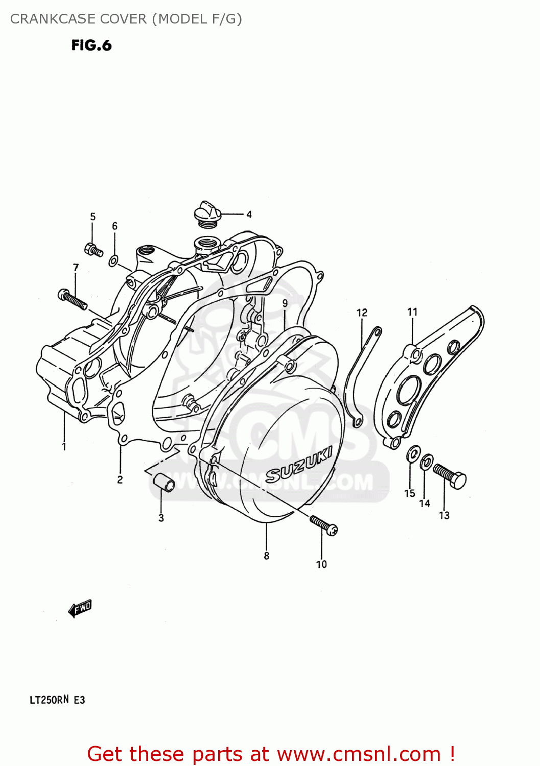 1134119A00 Cover,clutch Suzuki buy the 1134119A00 at CMSNL