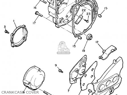 33M1541103: Cover, Crankcase 1 Yamaha - buy the 33M-15411-03 at CMSNL